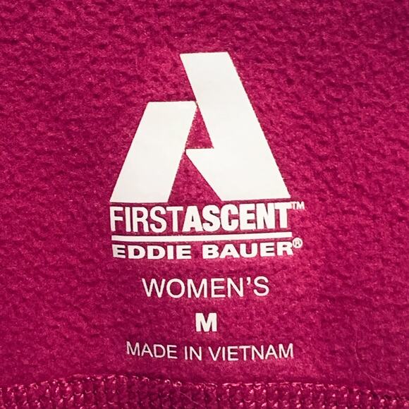 FirstAscent Eddie Bauer 1/4 Zip Fleece Pullover M Hiking Camping Outdooors GORP - Picture 2 of 7